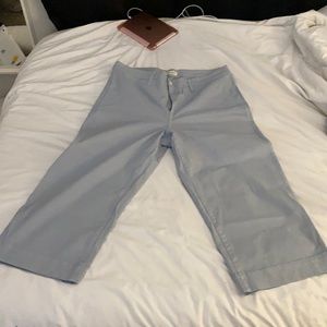 grey madewell curvy wide leg pants